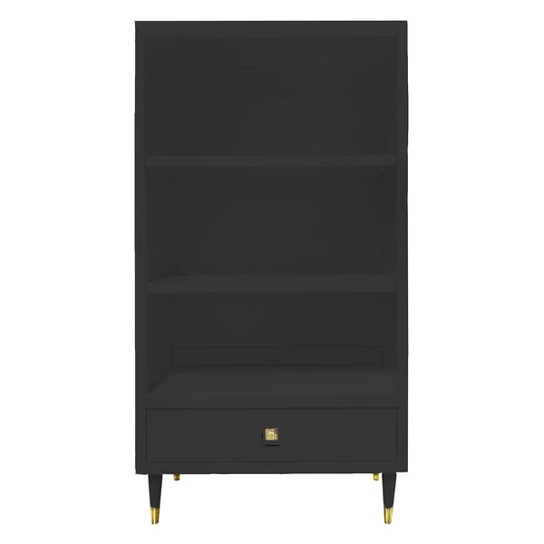 Uptown Bookcase With Drawer - Black 3 Uptown Bookcase With Drawer - Black
