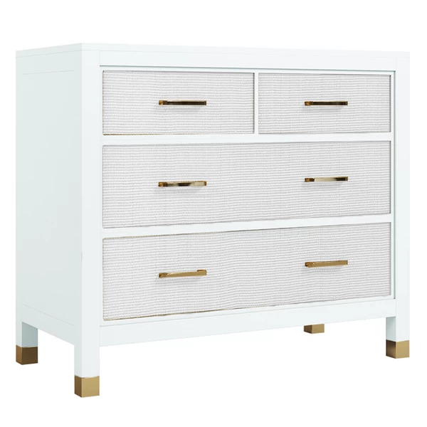 Monterey 4 Drawer Dresser - White 3 Monterey 4 Drawer Dresser - White