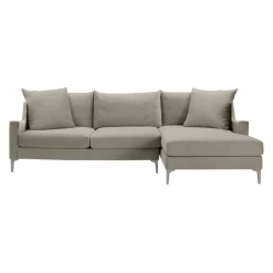 Details Slope Arm Chaise Sectional - 2PC