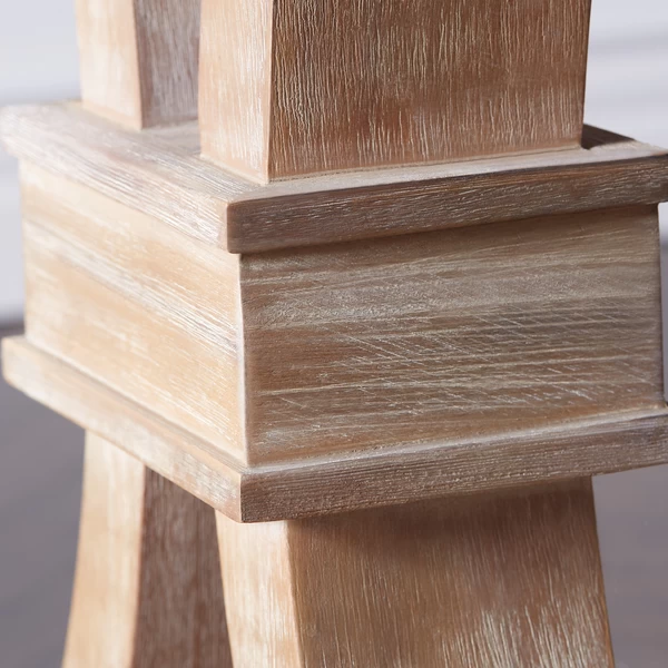 Archer Wash Oak Extending Dining Table 6 Archer Wash Oak Extending Dining Table - Image 4