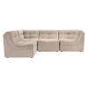 Convo Sectional - 4 PC -furniture webimage 999820250 4 pc sectional ROMO LINEN jpg 1