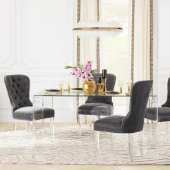 Charlotte Dining Chair - Acrylic -furniture webimage Regency Dining 01 1x1 web