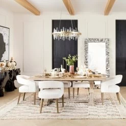 Archer Natural Grey Extending Dining Table -furniture webimage zgal 999275919 RS 01 2 crop